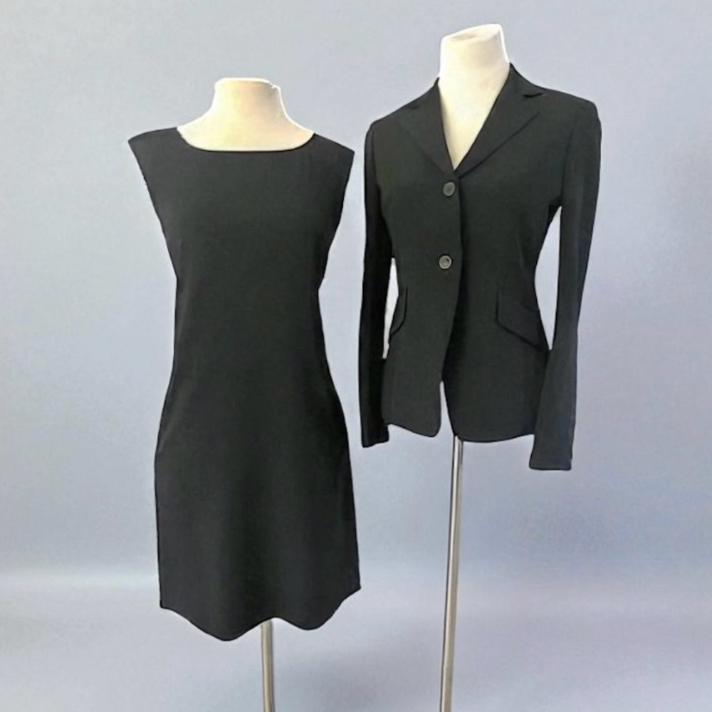 CHARLES NOLAN NEW YORK CLASSIC 2 PIECE DRESS JACKET SUIT SIZE 6